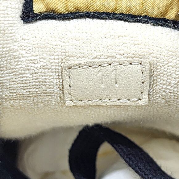 Gucci Screener GG Supreme Web Low Top Sneakers Beige Ebony US 12 EU 45 - NWB main image 5